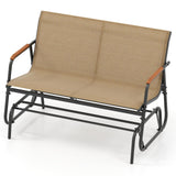 Tangkula 2/3-Person Outdoor Glider Bench