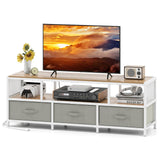 Tangkula Farmhouse TV Stand for TVs up to 65"