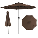 Tangkula 8.5 FT Outdoor Patio Umbrella