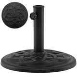 Tangkula 17" Round Umbrella Base with Adjustable Knob