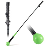 Tangkula Golf Swing Trainer 47"/40"/31.5" Warm-Up Golf Practice Training Aid with Weighted Head for Grip