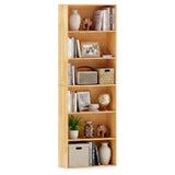 Tangkula 6-Tier Bookcase, 70” Tall Freestanding Bookshelf with 6 Open Shelves