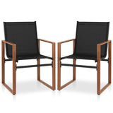 Tangkula Outdoor Dining Chairs Set of 2/4