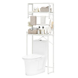 Tangkula Over the Toilet Storage Rack 3-Tier Over Toilet Bathroom Organizer with Towel Holder