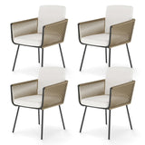 Tangkula Patio Dining Chairs Set of 4