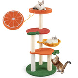 Tangkula Fruit Cat Tree Chic Vegetable Cat Tree for Indoor Cats