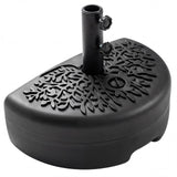 Tangkuls 55 LBS Half Round Umbrella Base