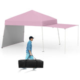 Tangkula 9.2x14 Ft Pop up Canopy with Sidewalls