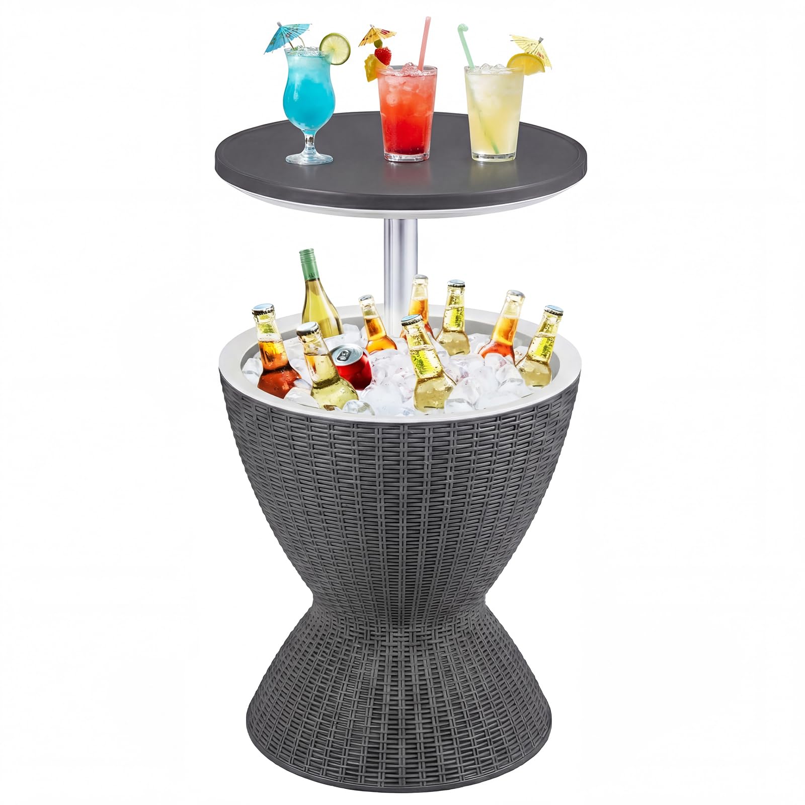 Tangkula Outdoor Cool Bar Table