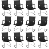 Tangkula Office Guest Chair Set of 2/4/6/8/10/12 Heavy Duty Reception Chairs Conference Room Chairs