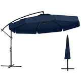 Tangkula 10FT Offset Hanging Umbrella with Cover