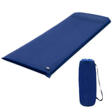 Tangkula Self-Inflating Sleeping Pad, 3 inch Thick Camping Mattress w/Built-in Valve, Green