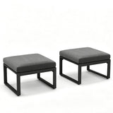 Tangkula Patio Ottoman Footrest for Patio Furniture