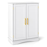 Tangkula Bathroom Floor Storage Cabinet for Living Room