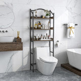 Tangkula Over The Toilet Storage Rack, 3-Tier Above Toilet Bathroom Shelf