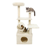 Tangkula 48 Inch Multi-Level Cat Tower with Large Condo