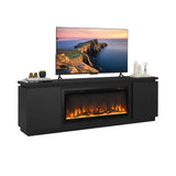 Tangkula Fireplace TV Stand for TVs up to 80"