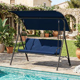 Tangkula 2 Person Porch Swing with Removable Cushions