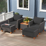 Tangkula 5 Pieces Patio Furniture Set