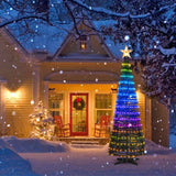 Tangkula 6.2FT Pop-Up Decoration Tree with 282 LED Lights