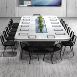 Tangkula Set of 5/10/15 Conference Chairs with Upholstered Seat