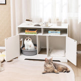 Tangkula Double Litter Box Enclosure(43 Inch )