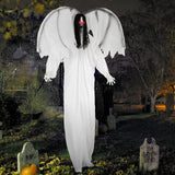Tangkula 6.6 FT Halloween Animatronic Standing Angel