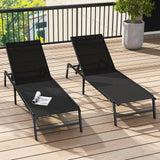 Tangkula Lounge Chair Outdoor Set of 2