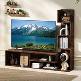 Tangkula Bookshelf TV Stand for TVs up to 50 Inch