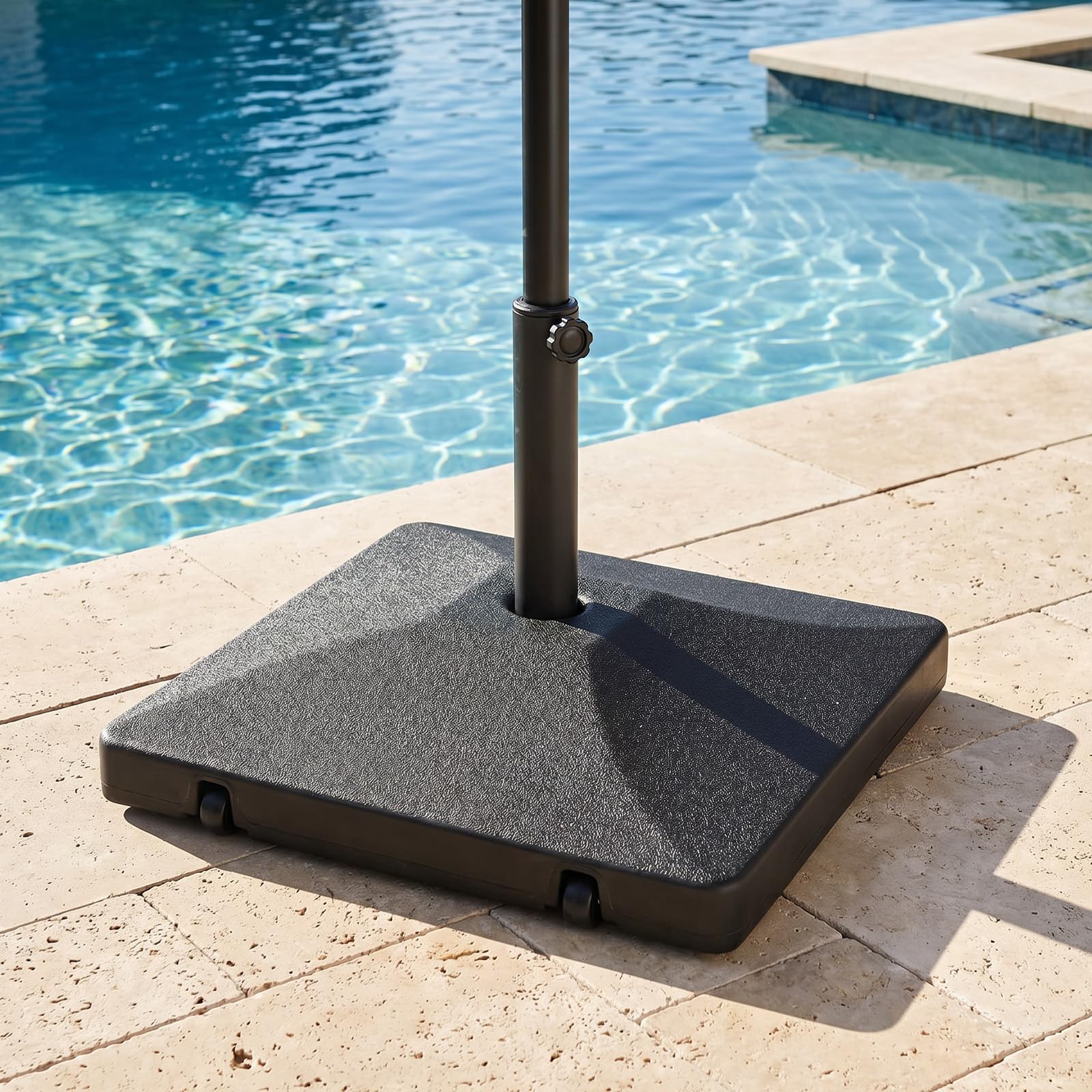 Tangkula 90 lbs Umbrella Base with Wheels
