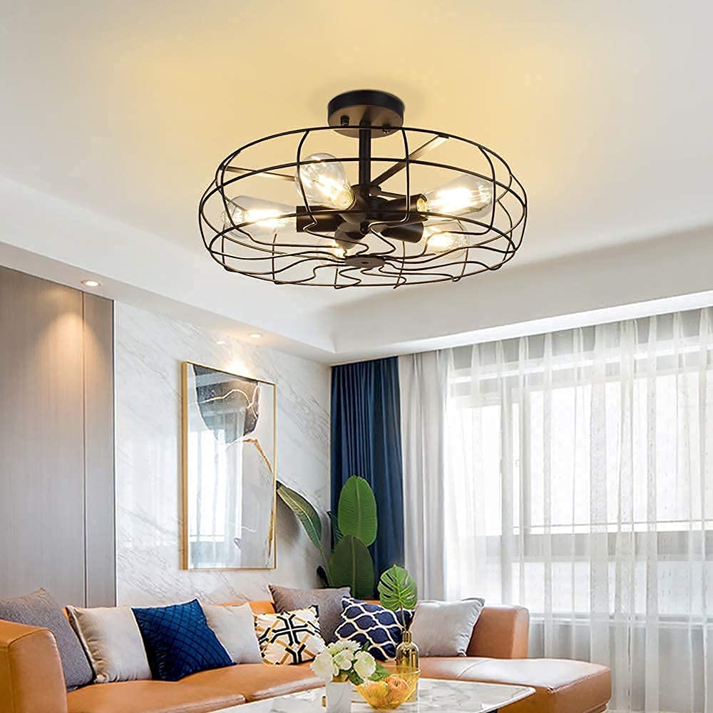 Semi Flush Mount Light - Tangkula