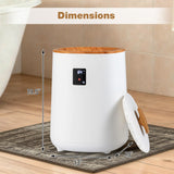 Tangkula 18 L Large Blanket Towel Warmer with LED Display for Bathroom