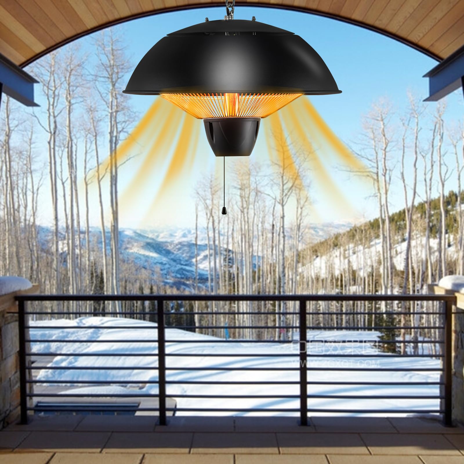 Tangkula 1500W Hanging Patio Heater