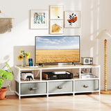 Tangkula Farmhouse TV Stand for TVs up to 65"