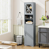 Tangkula 67" H Tall Bathroom Cabinet(15.5 x 12 x 67 Inch)