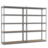 Tangkula 5-Tier Heavy Duty Garage Shelving Unit 2200 LBS Metal Storage Organizer Rack