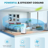 8000 BTU Portable Air Conditioner, 3 in 1 AC Cooling Unit with Remote Control, Dehumidifier, Sleep Mode