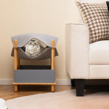 Tangkula Elevated Cat Hammock Bed