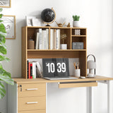 Tangkula Desktop Bookshelf, Countertop Storage Hutch with 4 Shelves for Computer Desk