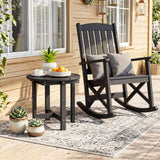 Tangkula Outdoor Side Table | HIPS Adirondack Side Table with Weather-Resistant (1/2)