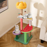 Tangkula Fruit Cat Tree with Scratching Posts