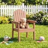 Tangkula Outdoor HIPS Adirondack Chair with High Backrest (1/2/4)