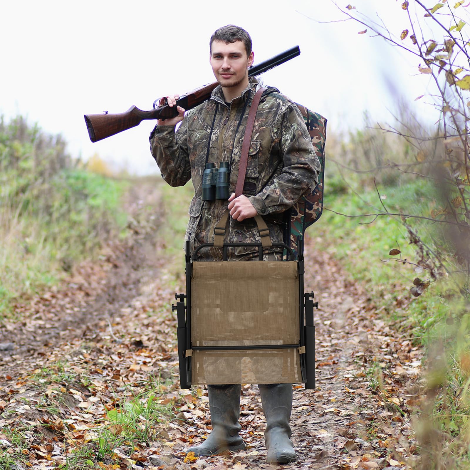 Chaise De Chasse 360u00b0 Swivel Camo Hunting Chair Multi-Position