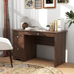 Computer Desk with 3 Drawers - Tangkula