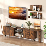 Tangkula TV Stand for TVs up to 85" for Living Room