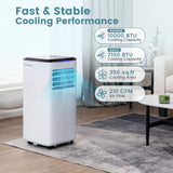 Portable Air Conditioner for Room up to 350 Sq. Ft, 10000 BTU 3-in-1 AC Unit for Bedroom with Dehumidifier/Fan/Cool/Sleep Mode