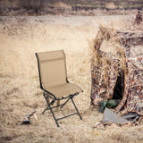 Tangkula 360-degree Swivel Blind Chair, Foldable Free Rotation Hunting Chair, Chair for Camping, Hunting, Fishing