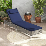 Tangkula Patio Chaise Lounge Chair