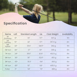 Tangkula 9 Pieces Women's Complete Golf Club Set Right Handed