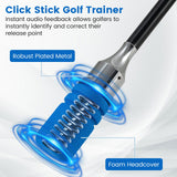 Tangkula Golf Swing Trainer | Click Stick Swing Training Aid for Speed Flexibility Balance Tempo & Strength
